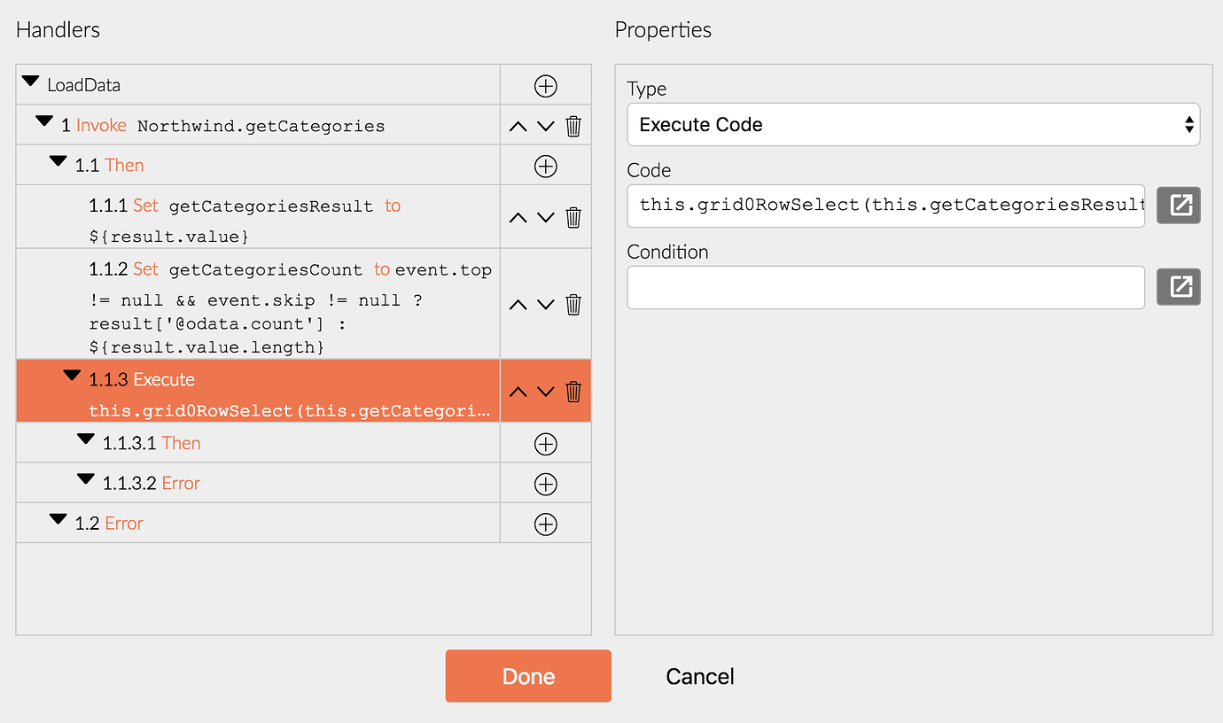 Refresh dependent datagrids - Angular - Radzen