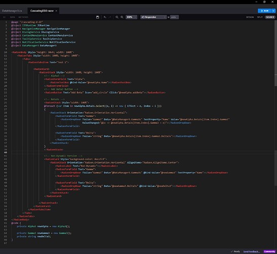 Dynamic Cascading DropDown HTML