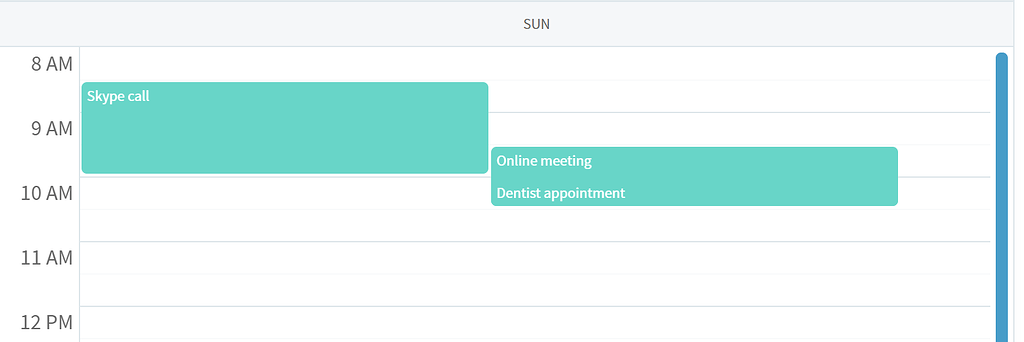 Blazor Scheduler Day view events display - Radzen.Blazor Components ...