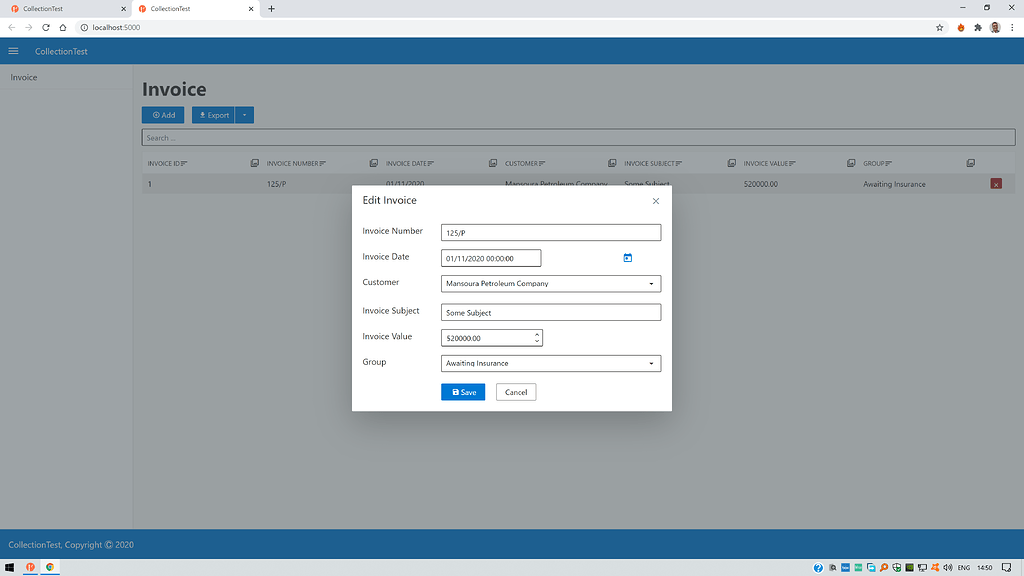 Blazor Datepicker Issues - Blazor Server - Radzen