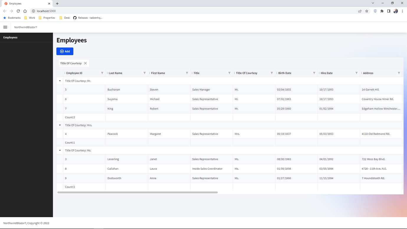 Help With Datagrid Grouping Radzen Studio Blazor Server Radzen