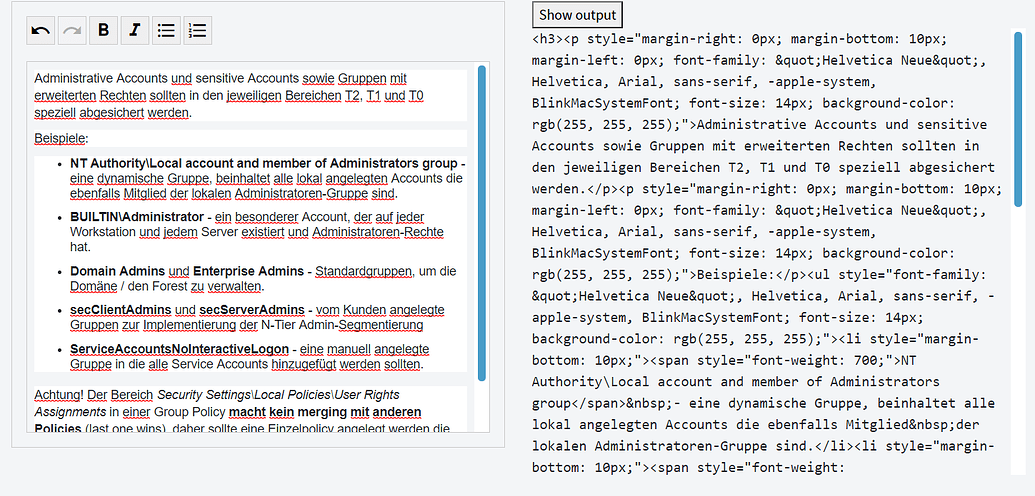 Blazor WYSIWYG runtime editor component - Blazor Server - Radzen