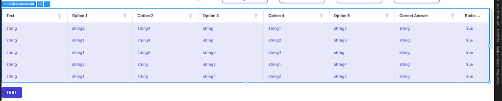 Datagrid component disappear when too many columns - Radzen Blazor ...