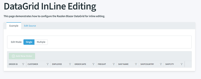InLine Editing - Can't Add New when Data is empty - Radzen.Blazor ...