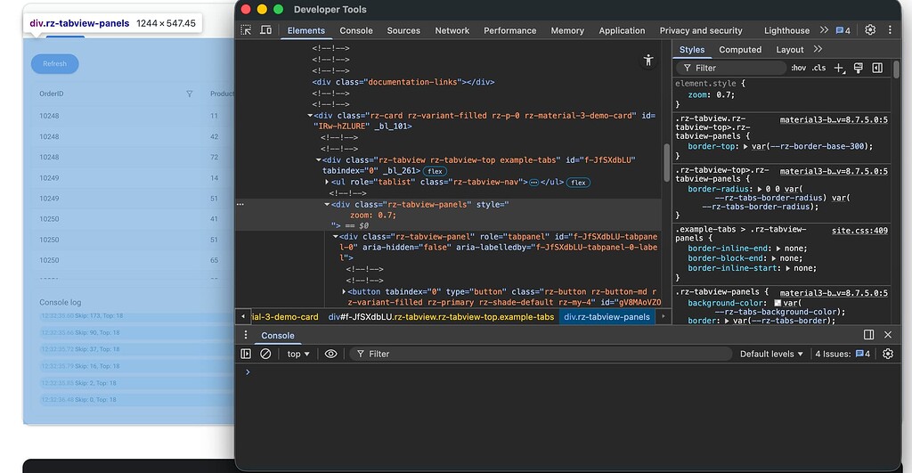 Blazor Virtualization Data Virtualization Bug: Infinite Loading Loop with CSS Zoom - Radzen ...