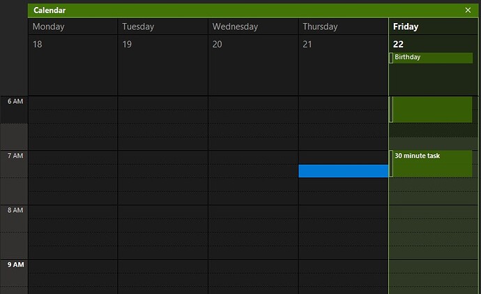 calendar