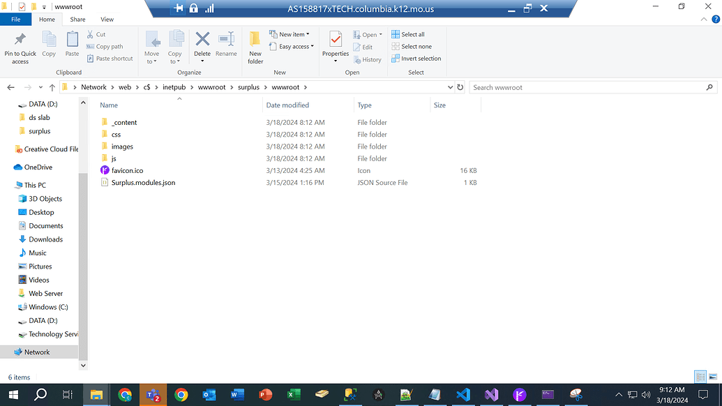 Errors when loading css and js files in my blazor app once I deploy it ...