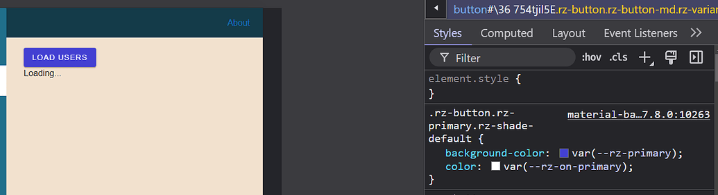 Problems with theme color customization - Radzen.Blazor Components - Radzen