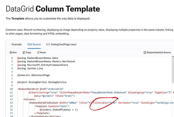 EnableFilterOnColumn