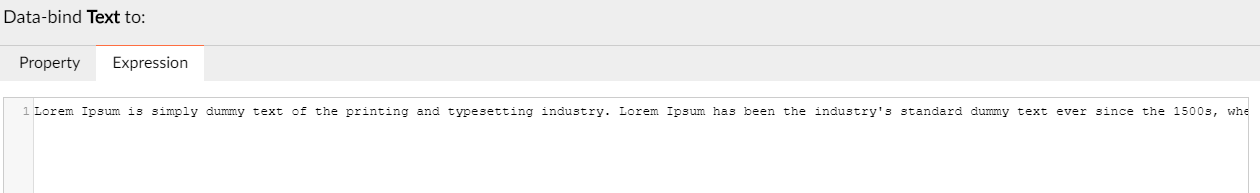 Text property - Blazor Server - Radzen