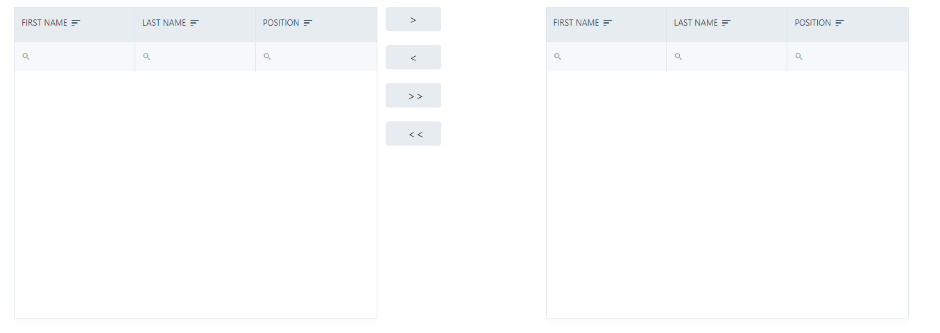 Suggestion: Dual Datagrid - Radzen.Blazor Components - Radzen