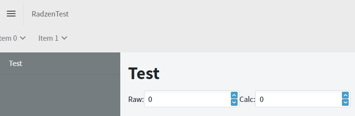 Adding menu in layout header causes page overlap - Blazor Server - Radzen