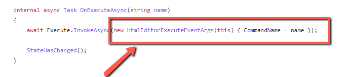Trying to create new component same as RadzenHtmlEditor - Blazor Server ...