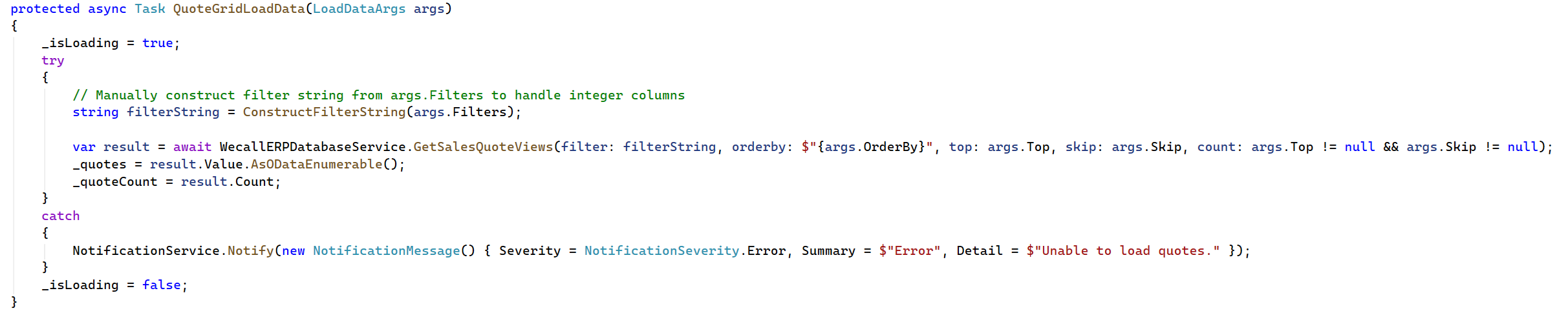RadzenDataGrid not filtering 'int' values - Radzen.Blazor Components ...