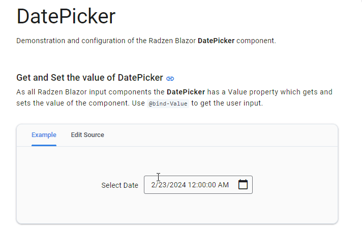Datepicker focus lost on selection - Radzen.Blazor Components - Radzen